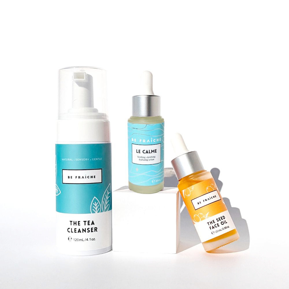 Calm and Clear Bundle | For breakouts, acne-prone, stressful skin